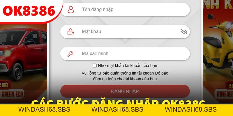 Đăng Nhập OK8386 - Từng Bước & Cách Khắc Phục Lỗi Dễ Dàng - Windash68